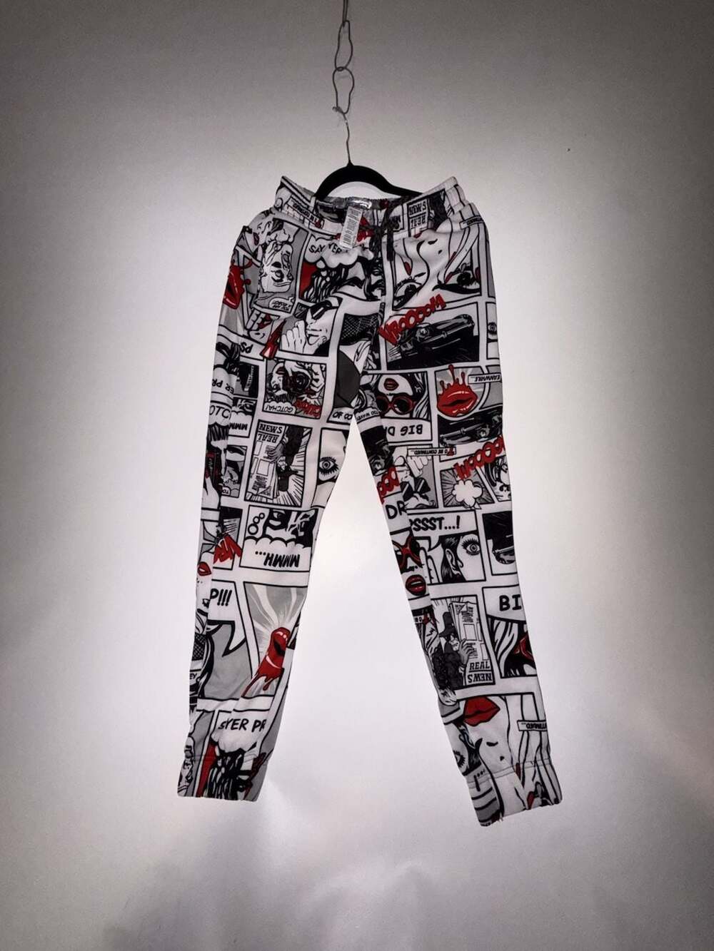 Fresh Prints of Bel-Air Multi Color Gray Panel Joggers Size Small ·